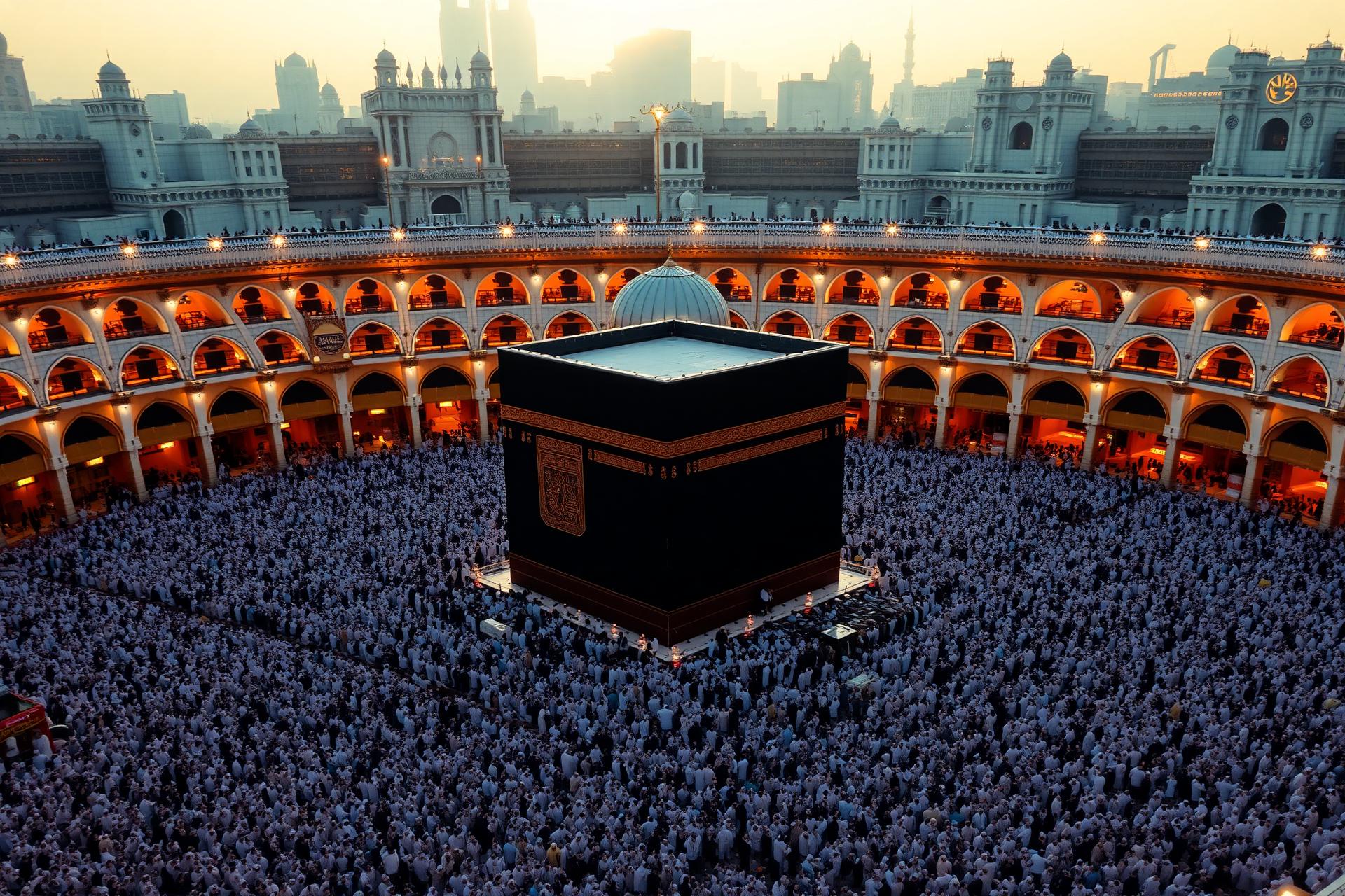 The Kaaba at Masjid al-Haram